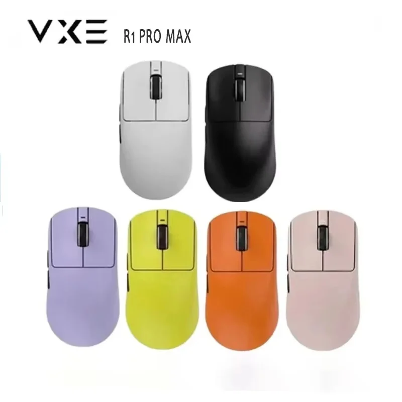 Heiße Vxe Dragonfly R1 Pro Max kabellose Gaming-Maus Paw3395 26000 dpi 2 kHz Polling 60 Stunden Akku Ultraleichte 55 g Fps Esports-Maus Image