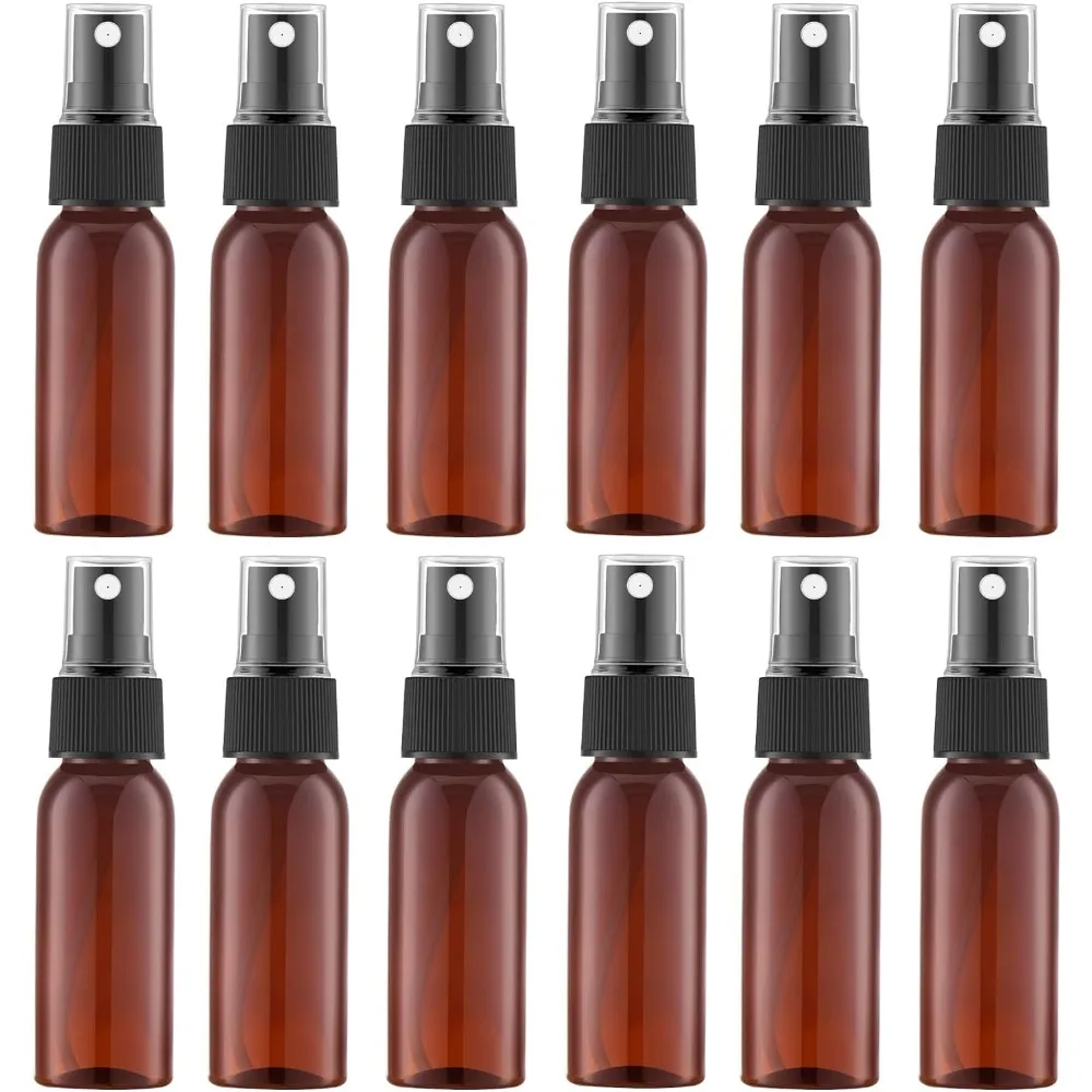 10PCS 20ML 30ML 60ML Feinen Nebel Kunststoff Spray Nachfüllbare Alkohol Flaschen Braun Licht Beständig Feinen Nebel reise Parfüme Sprayer Image