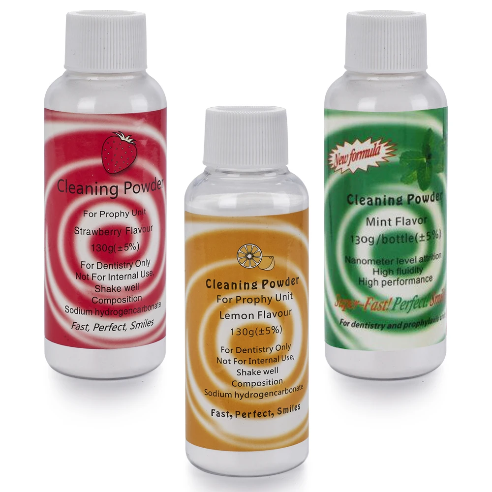 Professionelles Zahnreinigungspulver für Prophy-Jet-Polierer, Luftpulver zur Zahnpolitur und Dekontamination Image
