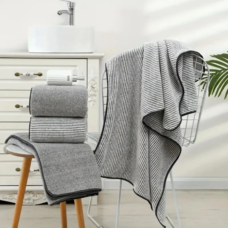 1 Stück verdicktes, saugfähiges Badetuch, weiches Gesichtstuch für Zuhause Image