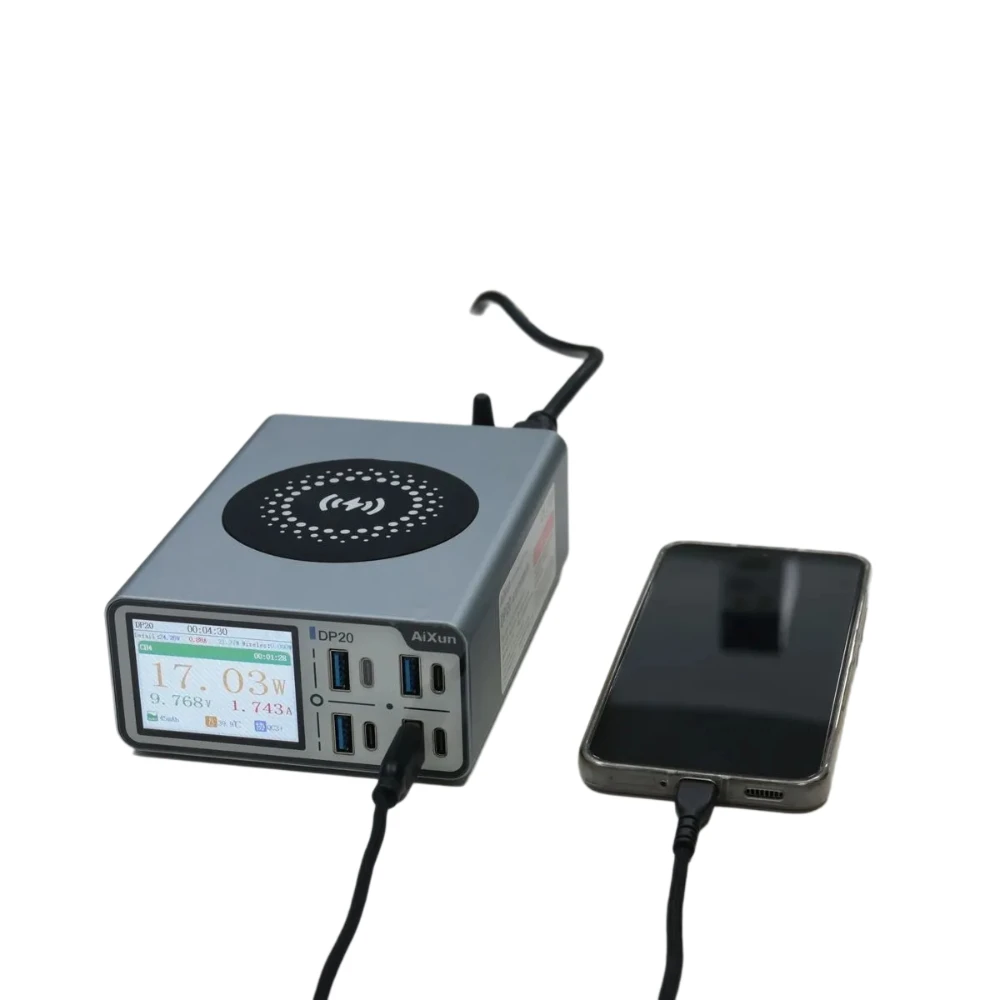 Mobiles Smart Wireless DP20 Multi-Port-Protokoll USB QC4.0 Schnell-PD3.0-Ladegerät-N35R Ladestation für Handy und Notebook Image