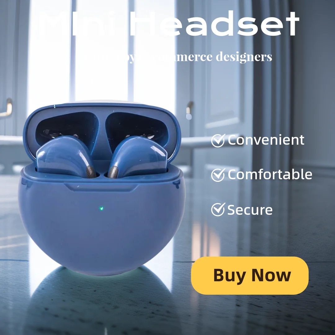 Mini-Bluetooth-Headset, kabellos, tragbar, Freisprecheinrichtung, Kommunikations-Kopfhörer mit Mikrofon für Mobiltelefone Image