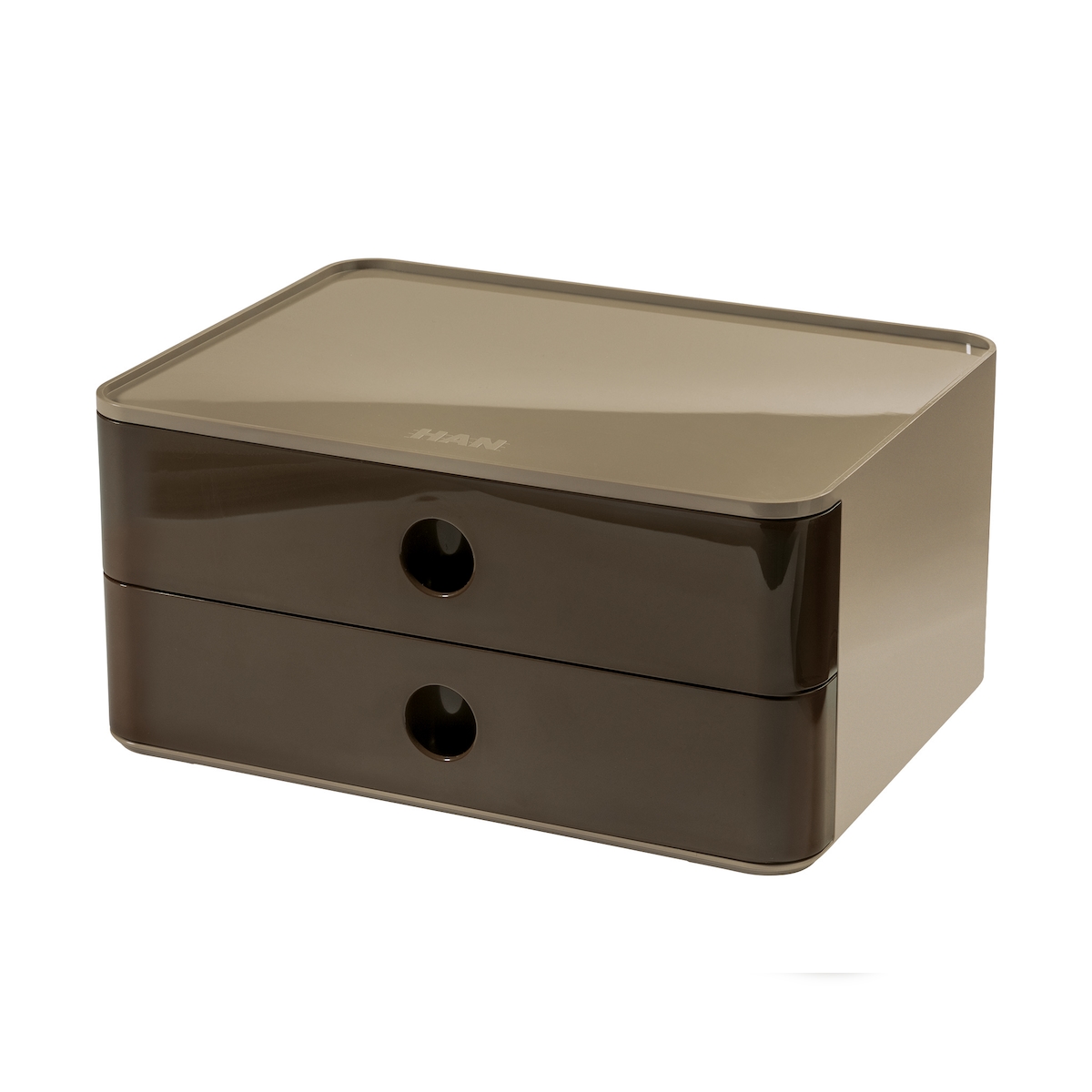 HAN SMART-BOX ALLISON, Schubladenbox stapelbar mit 2 Schubladen, braun Image