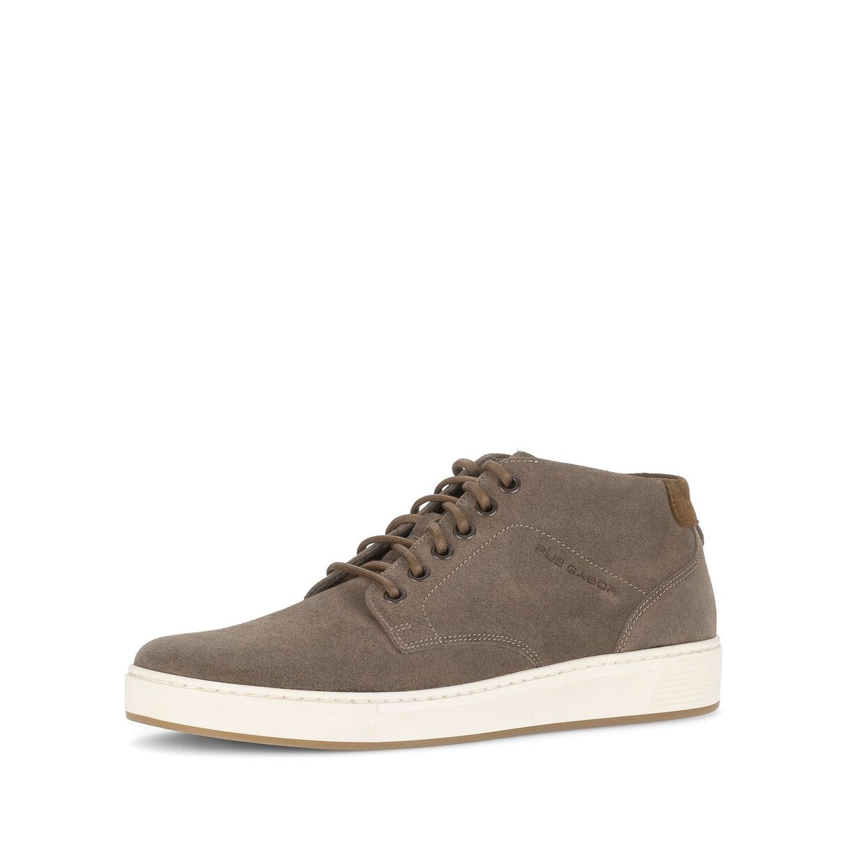 Sneaker GABOR "Gabor Sneaker low Rauleder", Herren, Gr. 42, braun, Schuhe Sneaker