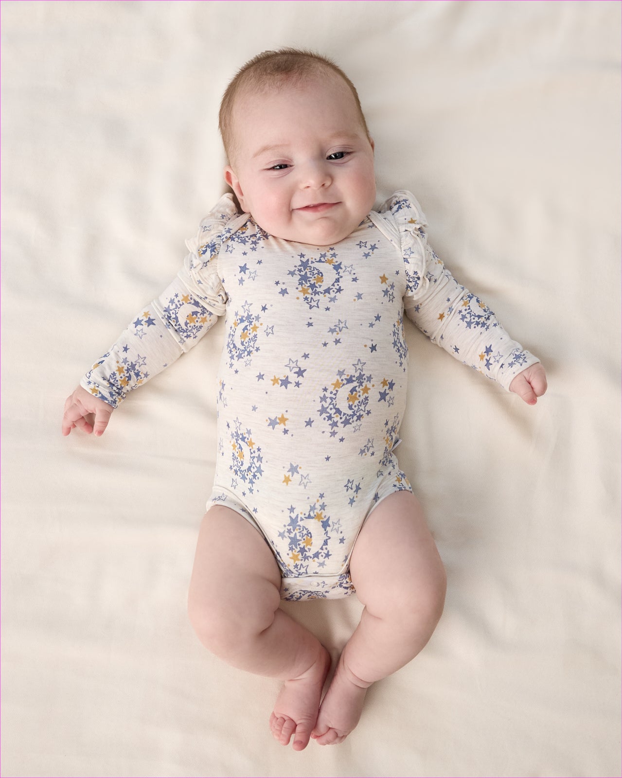 Lullaby Sky Flutter Bodysuit - Newborn
