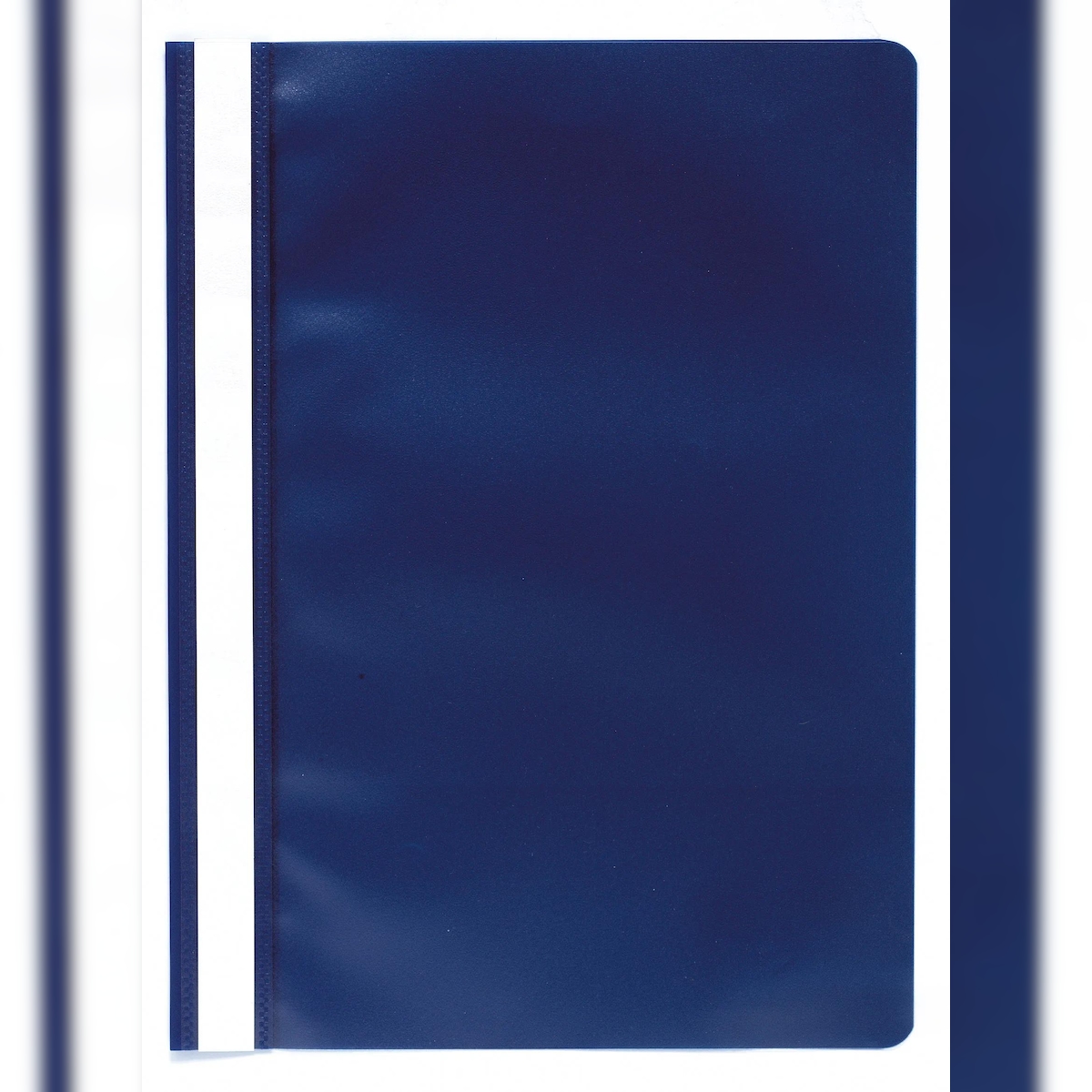 Exacompta 449207B 25x Schnellhefter mit Beschriftungsstreifen aus PP, für Format DIN A4, farbig sortiert - Blau Image