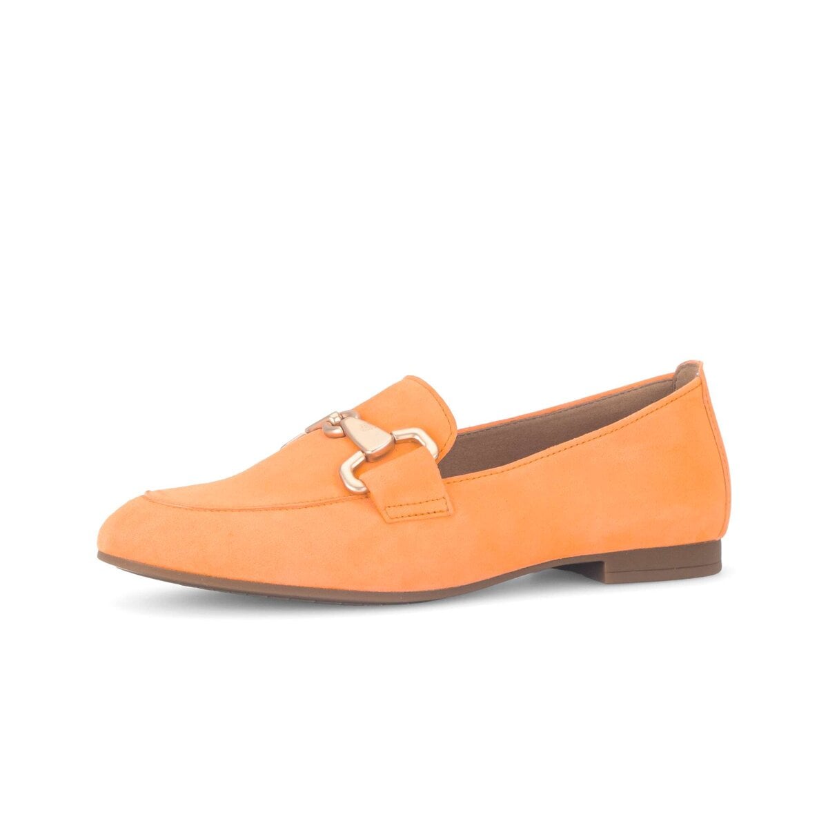 Slipper GABOR "Slipper Rauleder", Damen, Gr. 35,5, orange, Schuhe Slipper