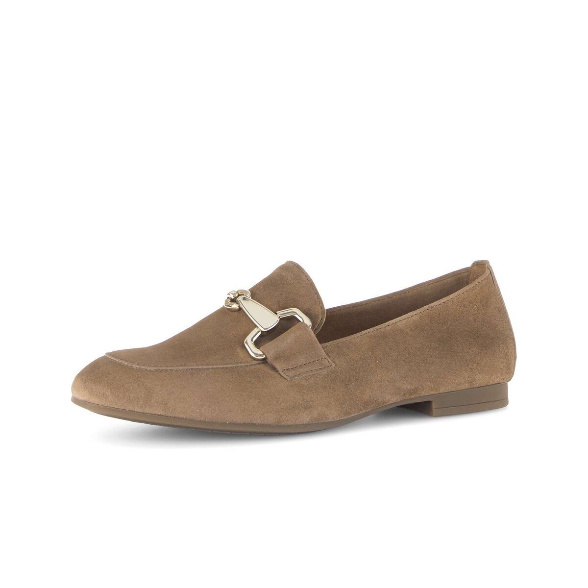 Slipper GABOR "Slipper Rauleder", Damen, Gr. 37,5, braun, Schuhe Slipper