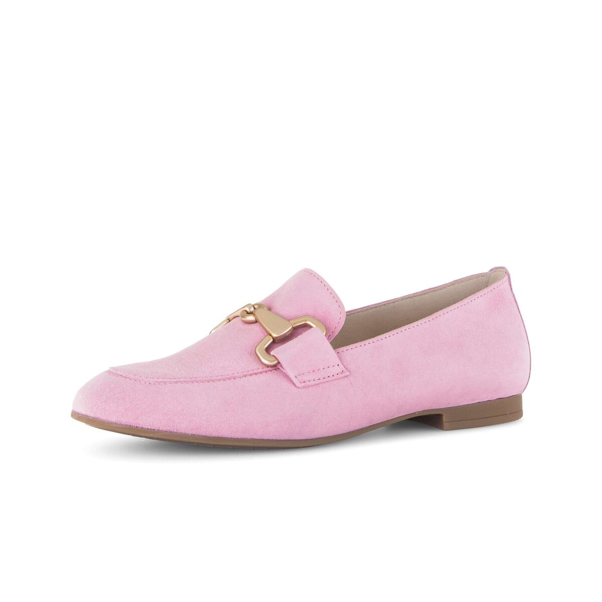 Slipper GABOR "Slipper Rauleder", Damen, Gr. 39, rosa, Schuhe Slipper