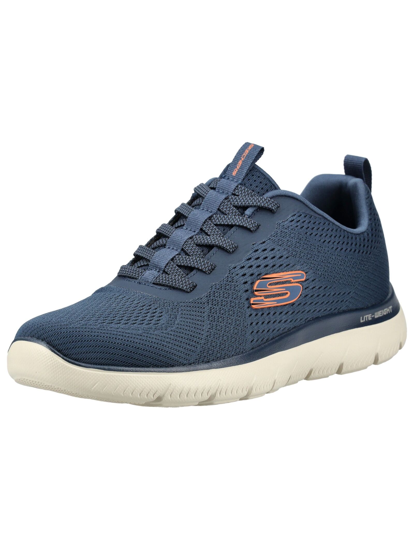 Sneaker SKECHERS "Skechers Sneaker Textil", Damen, Gr. 43, blau, Textil, Schuhe Sneaker