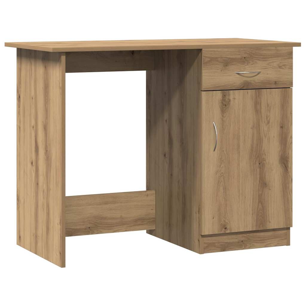 vidaXL Schreibtisch Artisan-Eiche 100x50x76 cm Holzwerkstoff Image
