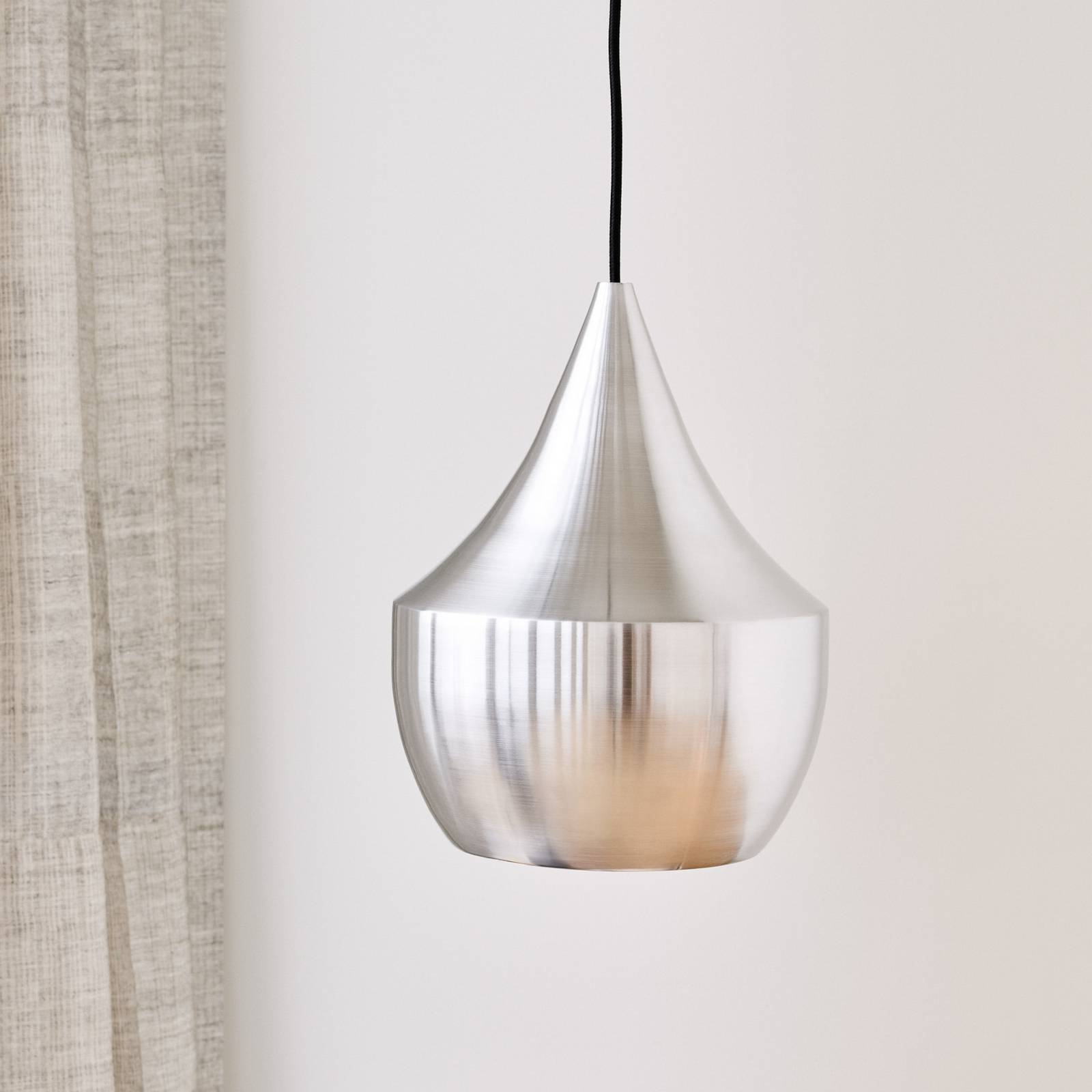 Tom Dixon Design Hängelampe Beat, dimmbar, alu / grau / zink, für Wohn- / Esszimmer, Aluminium, Design, Pendelleuchte