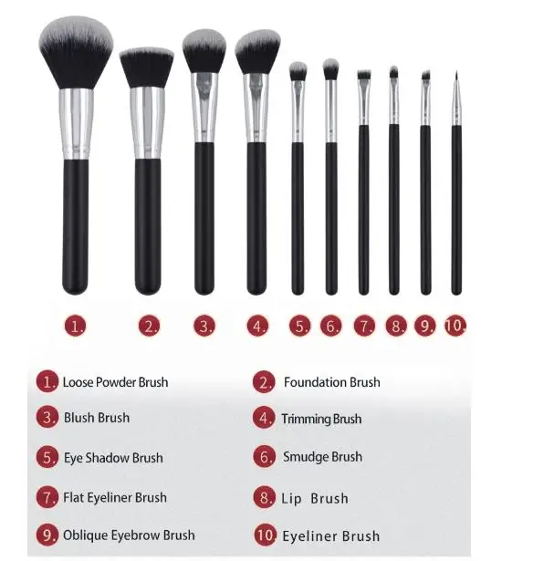 Kosmetik Maquiagem Beauty Tool Luxus Make-up Pinsel Sets Foundation Powder Blush Lidschatten Concealer Lip Eye Make-up Pinsel