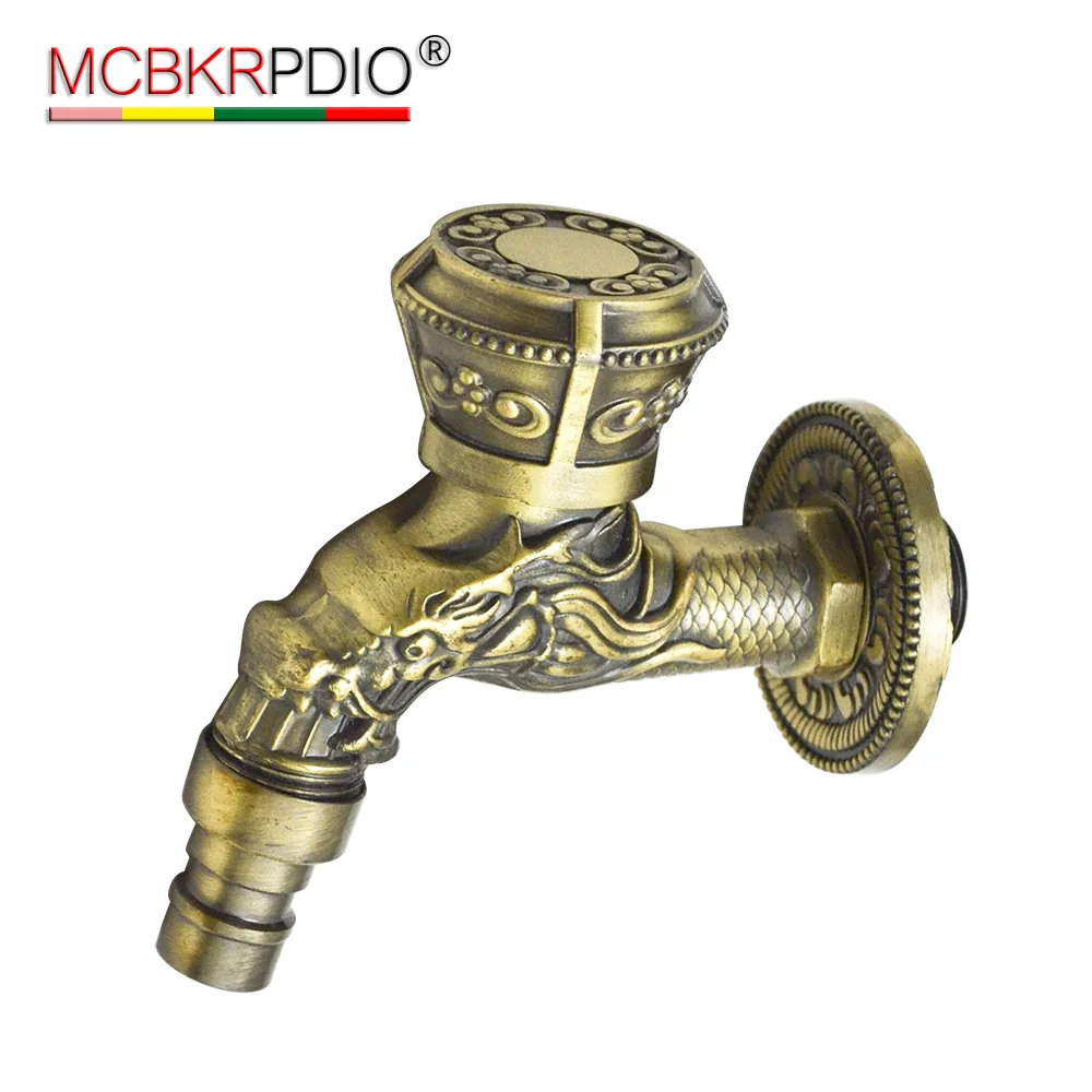 Neue stil form messing waschmaschine außen geschnitzt tap aus China Fabrik