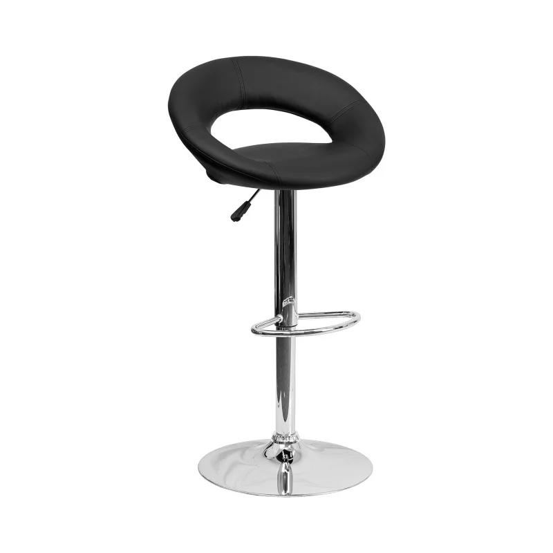 Moderne nordische pu-leder lila hochstühle mit schaukelstuhl Barstühle für die Küche