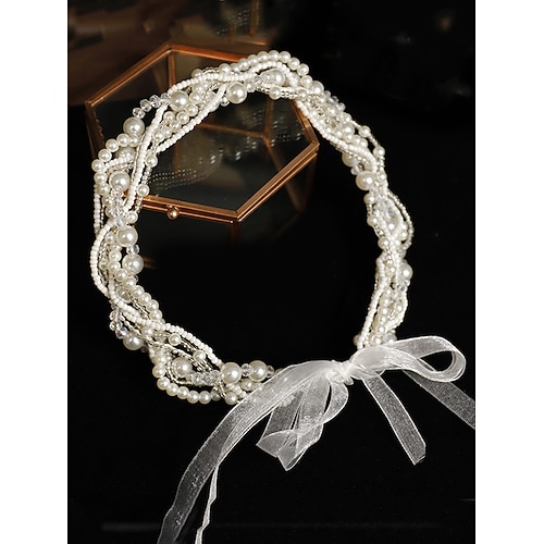 Damen-Hochzeitsstirnband – elegantes, mit Kristallen verziertes silbernes Haarband für Bräute, perfekt für Hochzeit, Verlobung oder formelle Anlässe Image