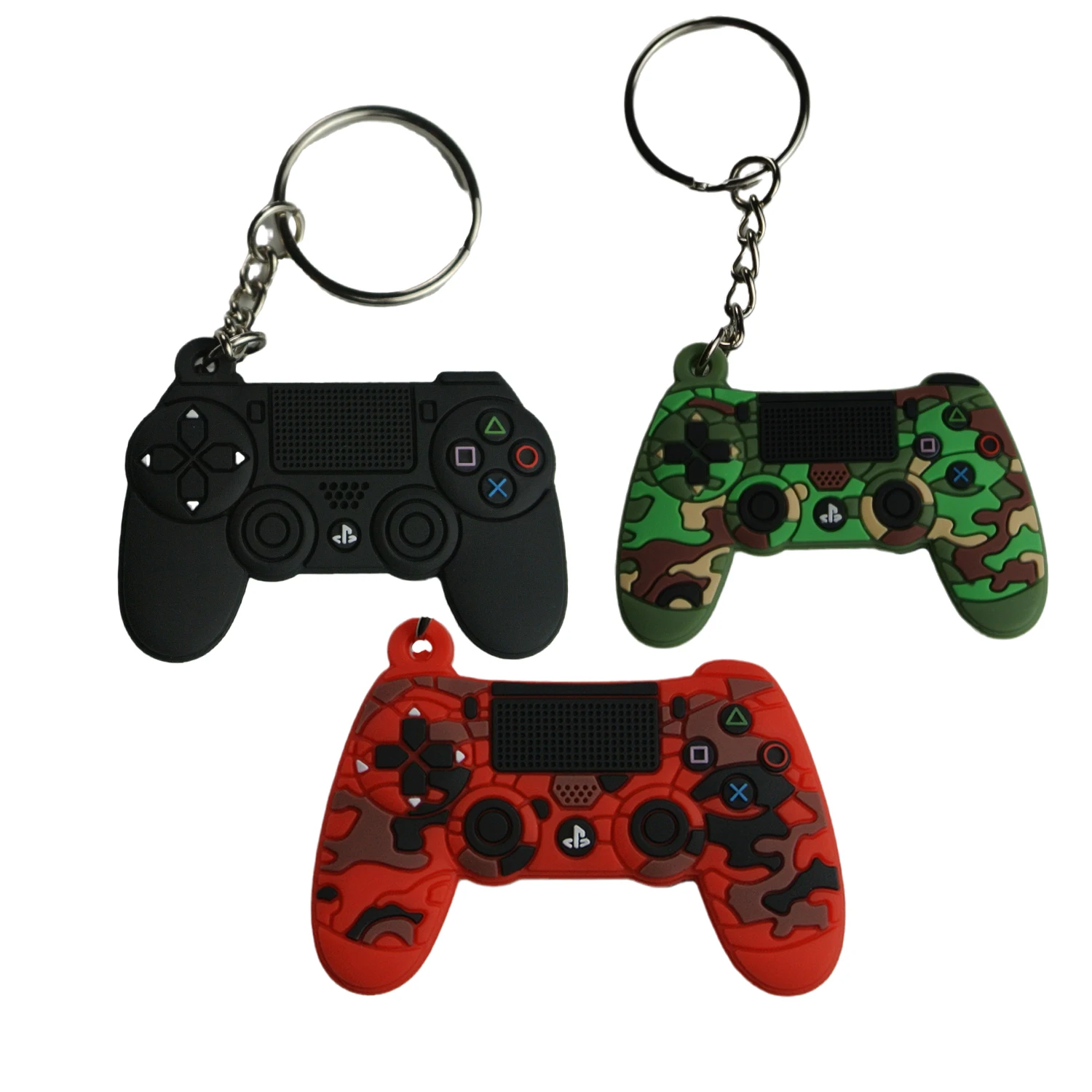 Videospiel-Controller Maschinen griff Schlüssel ring Paar Joystick Auto Schlüssel bund Schlüssel halter Spiel Schlüssel anhänger