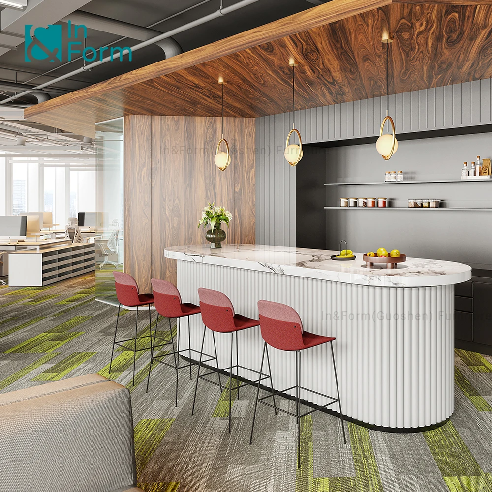 Designer-Barstuhl mit Metallbeinen für Café Restaurant Küche Esszimmer Büropausenraum Lounge Kantine Barhocker mit Hohen Beinen