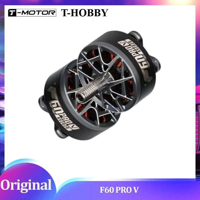 T-Hobby F60 PRO V Motor – 2207 Stator 6S HV Ready CNC Titanium Bell Ultralight für iFlight Nazgul/GEPRC Rocket