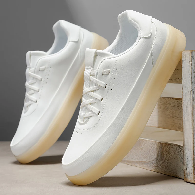 Genuine shoes men's leather shoes men's 2026 new men's shoes casual shoes with light soft sole small white shoes men