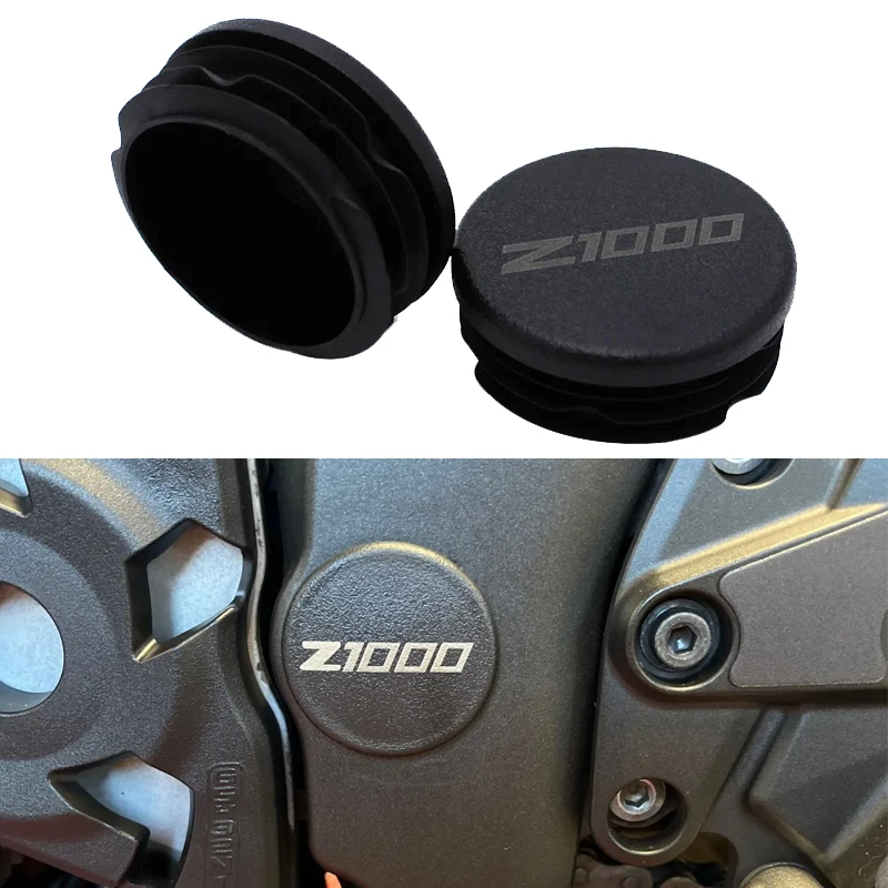 Fit Für Kawasaki Z1000 Z1000SX z1000 Versys1000 2011-2021 Motorrad 2PCS Rahmen Loch Abdeckung Kappen Stecker Dekorative rahmen Kappe Set Image