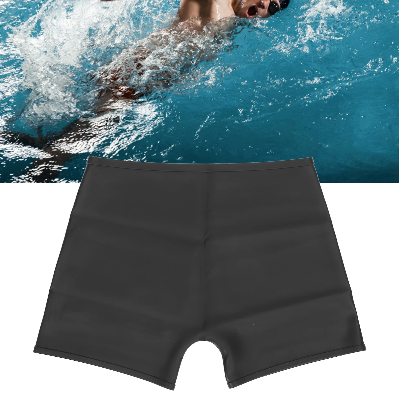 Damen-Badeshorts aus Silikon, wasserdicht, auslaufsicher, 4-Ecken-Badeshorts für Sommerfrauen Image