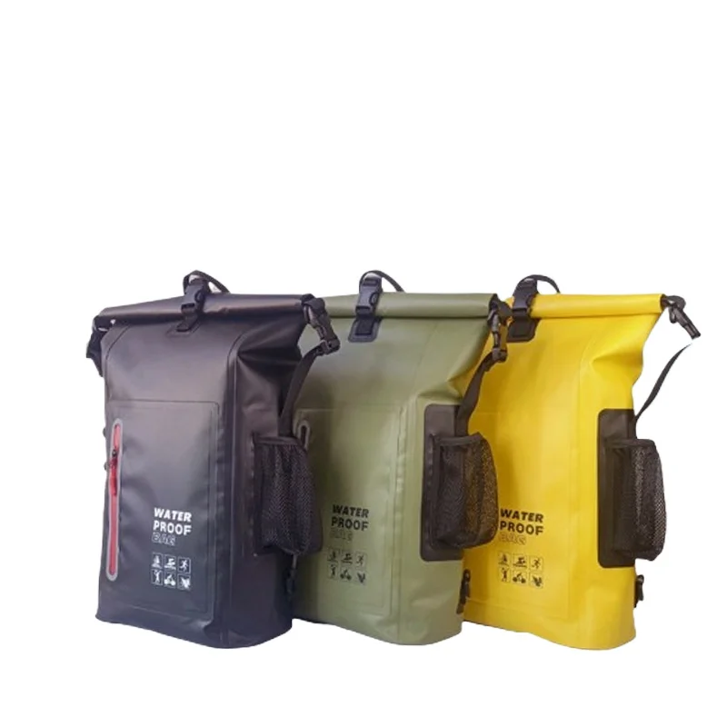 NEUER wasserdichter Outdoor-Rucksack 25L Trockensack mit hoher Kapazität Wandertaschen Rucksack Große Kapazität Campingtasche Reisetaschen für Männer 가구 Image