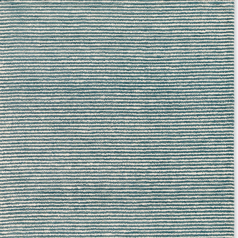 Maisie Striped Hand Tufted Wool Rug - Blue, 8'6" X 11'6" Blue - Grandin Road