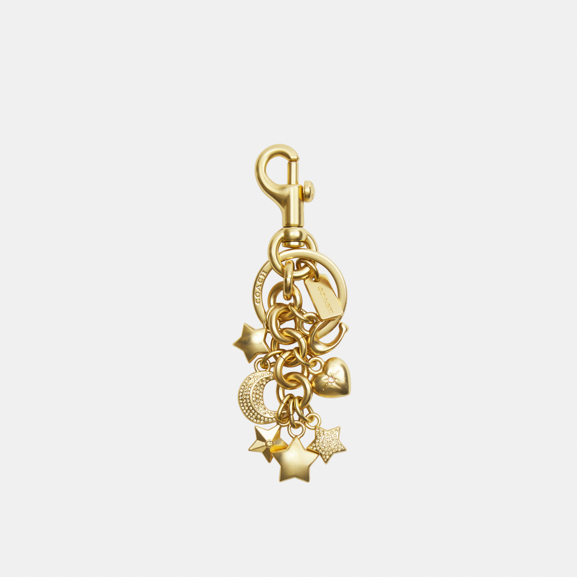 Coach Womens Star Cluster Bag Charm - Gold Metal - One Size | Coach Sale | Discount Designer Brands