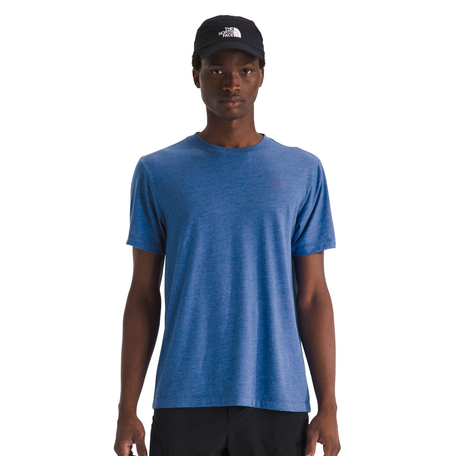 The North Face Men's Short-Sleeve Tri-Blend Tee (Size XL) Blue, Cotton,Polyester,Tencel