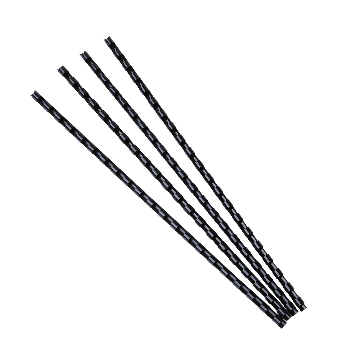 Exacompta 75101E Schachtel mit 100 Spiralen 6 mm aus PVC für die Bindung, für DIN A4 - Schwarz Image