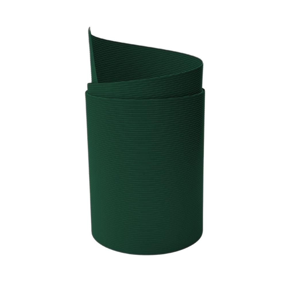 zaun|zu® Sichtschutz Rille Maxi Einzelstreifen Sichtschutz 24cm hoch Grün 2,05m Image