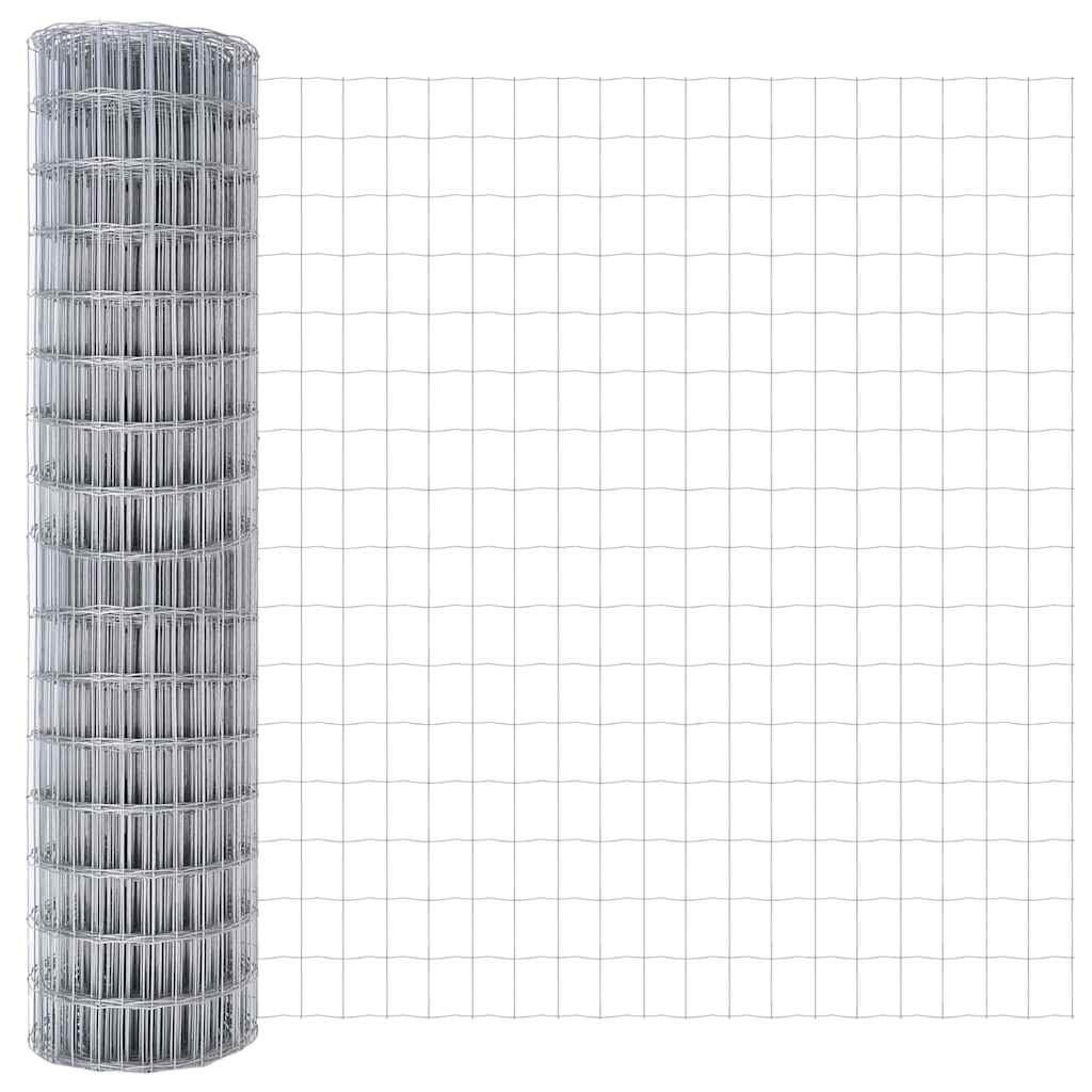 vidaXL Eurozaun 1,2 x 10 m PVC-beschichtetes Eisen Image