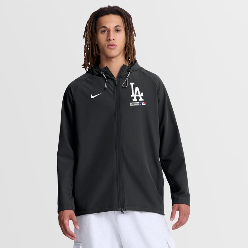 Los Angeles Dodgers Take Off Nike Jacke mit durchgehendem Reißverschluss – Herren Image
