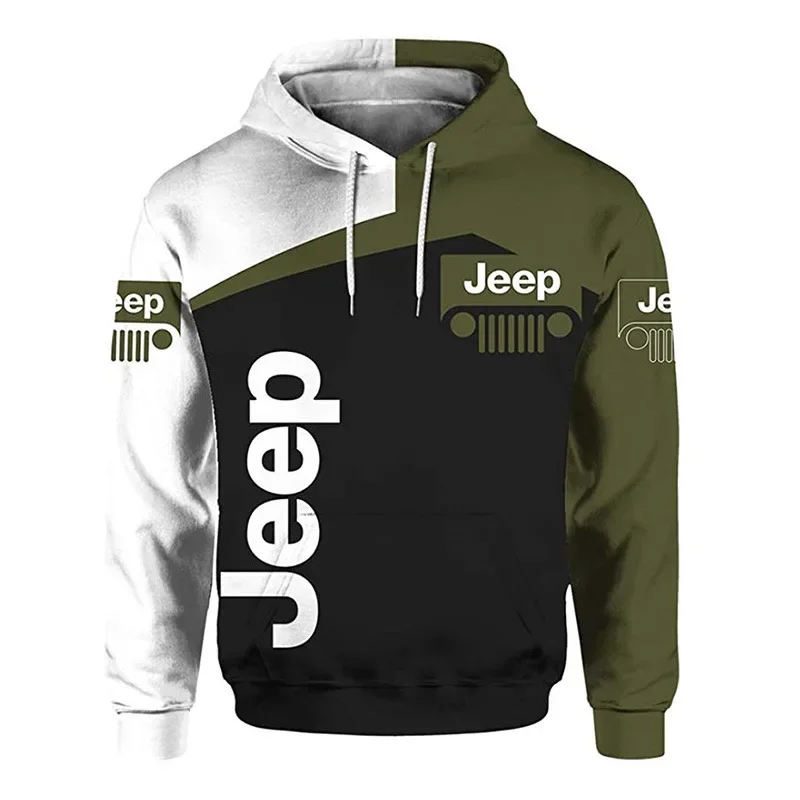 Extra Large Jeep Hoodie Harajuku Hoodie Top-Grade Unisex Clothing 3D Printed Pullover Men's Casual Hoodie Women's Anime Sweatshi