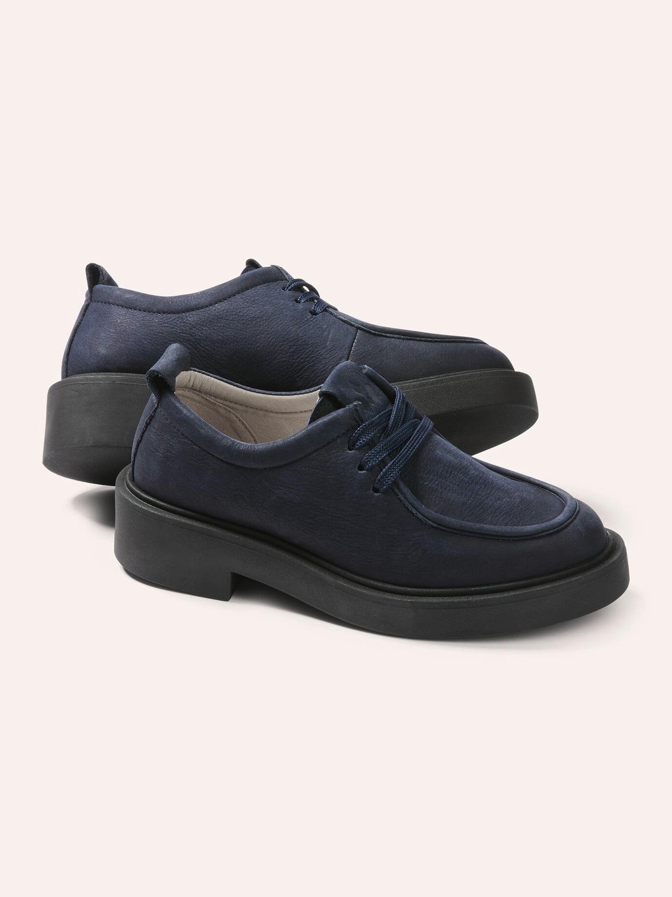 Walbusch Damen Bequem Mokassins Blau noch offen: Muster