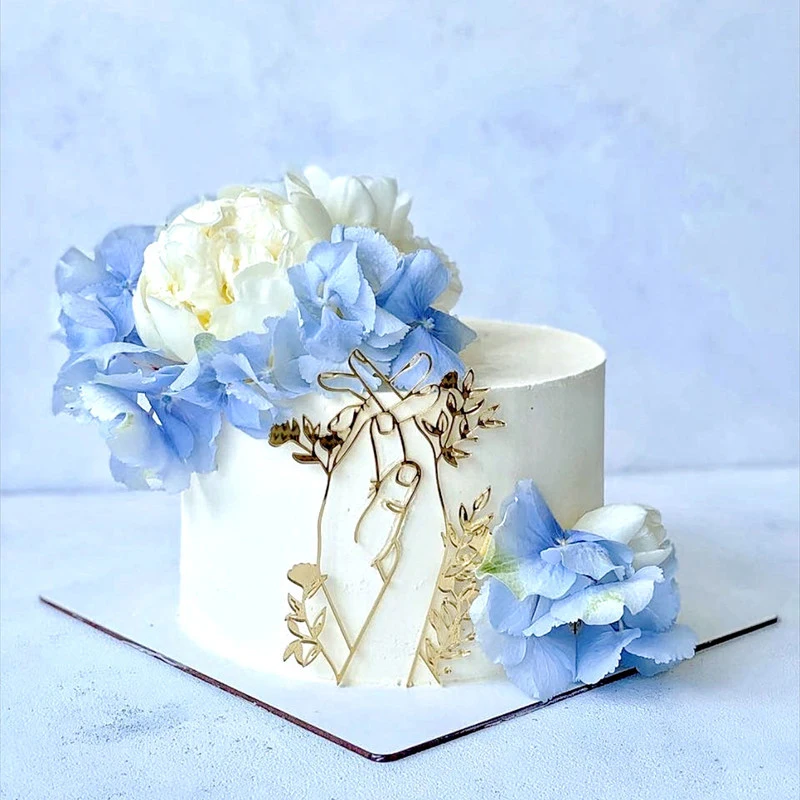 Acryl minimalist ische Kunst Dame Gesicht Kuchen Topper Mädchen alles Gute zum Geburtstag Kuchen Dekoration Hochzeits torte Topper Party liefert Image