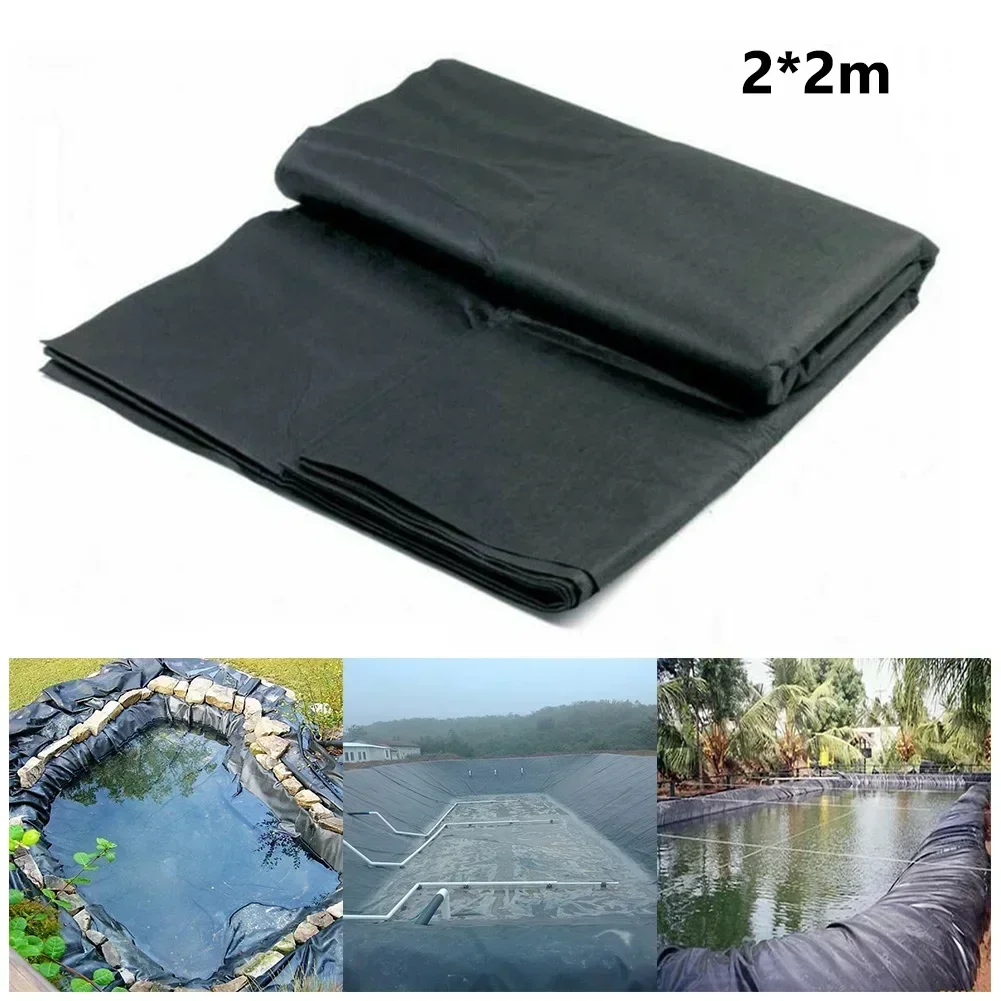 0,12 mm HDPE Fischteich Liner Garten Pool Membran schwere Landschaftsbau Pool Teich wasserdichte Liner Tuch Ersatzzubehör Image