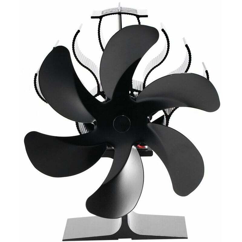 Ventilatore Per Stufa Alimentato A Calore, Ventilatore Per Camino A 6 Pale, Ventilatore Per Stufa Per Camino, Per Bruciatore A Legna/ceppi O Camino