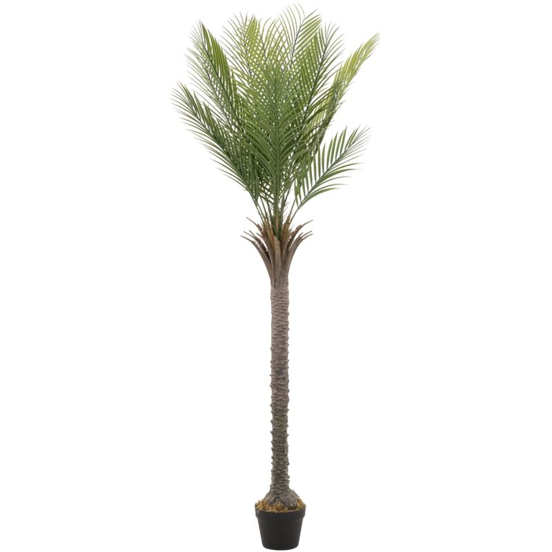 Palma Artificiale 180 Cm Piante Artificiali Grandi Piante Finte Tropicale Pianta Artificiale Decorazione In Plastica In Vaso Per Interni/esterni Albero Artificiale Come Vero Per Soggiorno - Ml-design