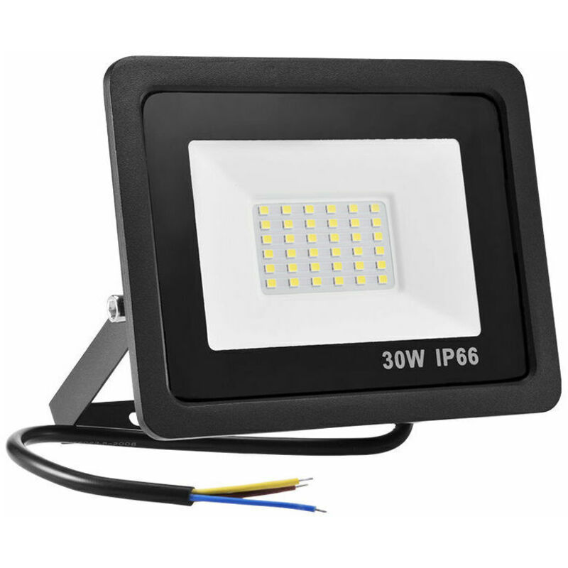1 Confezione) Faretto Led Da Esterno Da 30 W, Potente Faretto Led Da Esterno Impermeabile Ip65, Luce Bianca Fredda Da Esterno Da 220 V, Faretto Led Da Esterno, Illuminazione Di Sicurezza, Led Per Gia