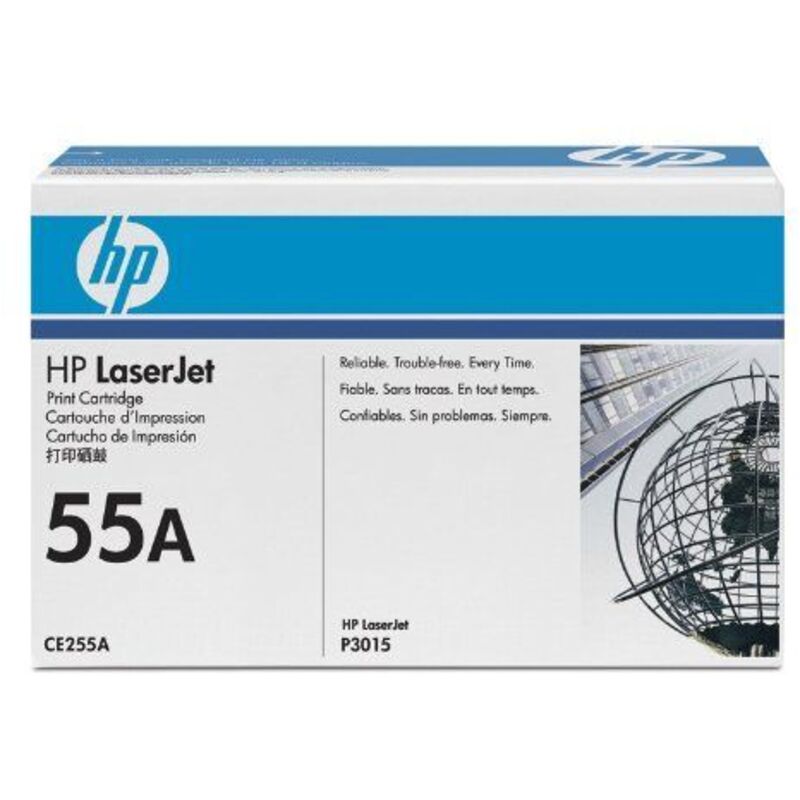 Hp 55a Black Original Laserjet Toner Cartridge Cartuccia Toner 1 Pz
