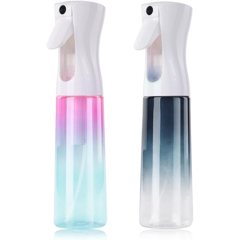 Confezione Da 2 Flaconi Spray Per Capelli Da 300 Ml, Flacone Spray Per Piante, Flacone Spray Per Capelli Vuoto Riutilizzabile, Flaconi Spray Vuoti Continui Per Parrucchieri, Piante, Viso