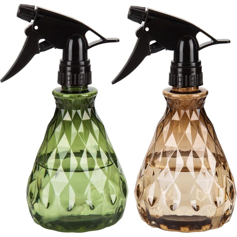 2 Pezzi 500 Ml Flaconi Spray Vuoti Ricaricabili, Bottiglie D'Acqua In Plastica Vuote, Flacone Spray, Flacone Spray Per Piante Da Giardino, Pulizia (marrone E Verde)