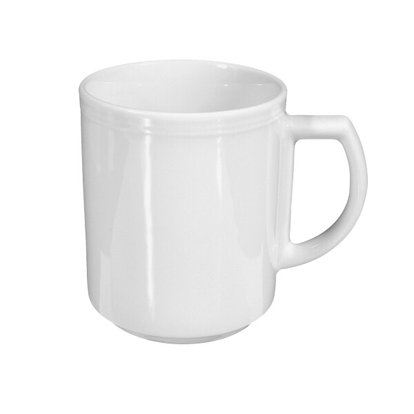 Esmeyer 6 x Seltmann Becher mit Henkel 0,30 l, Form: Vitalis, Dekor: 34116 rotes Band Image