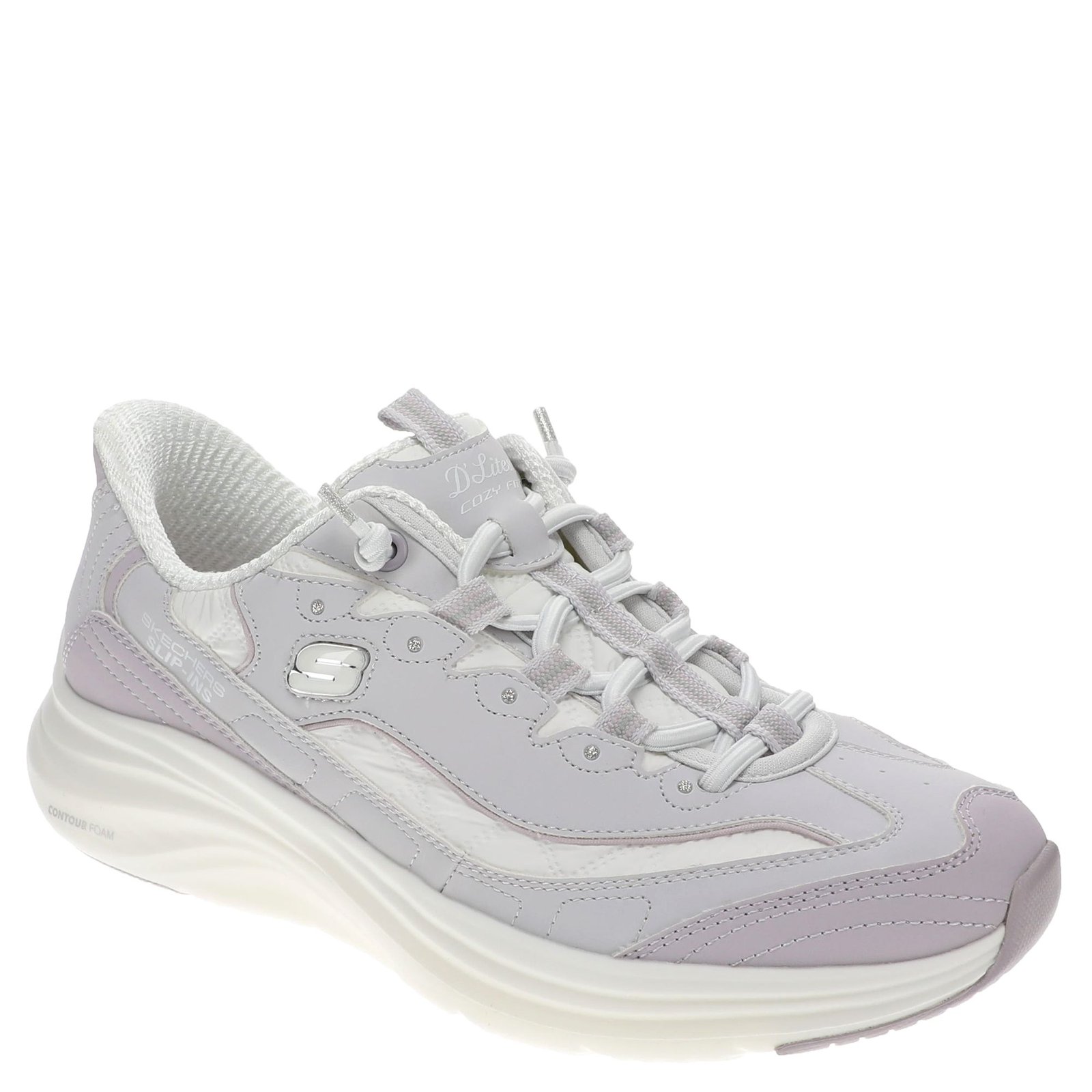 Skechers Sport Slip-ins: Contour Foam-Sweet Nostalgia - Womens 8 Purple Sneaker Medium