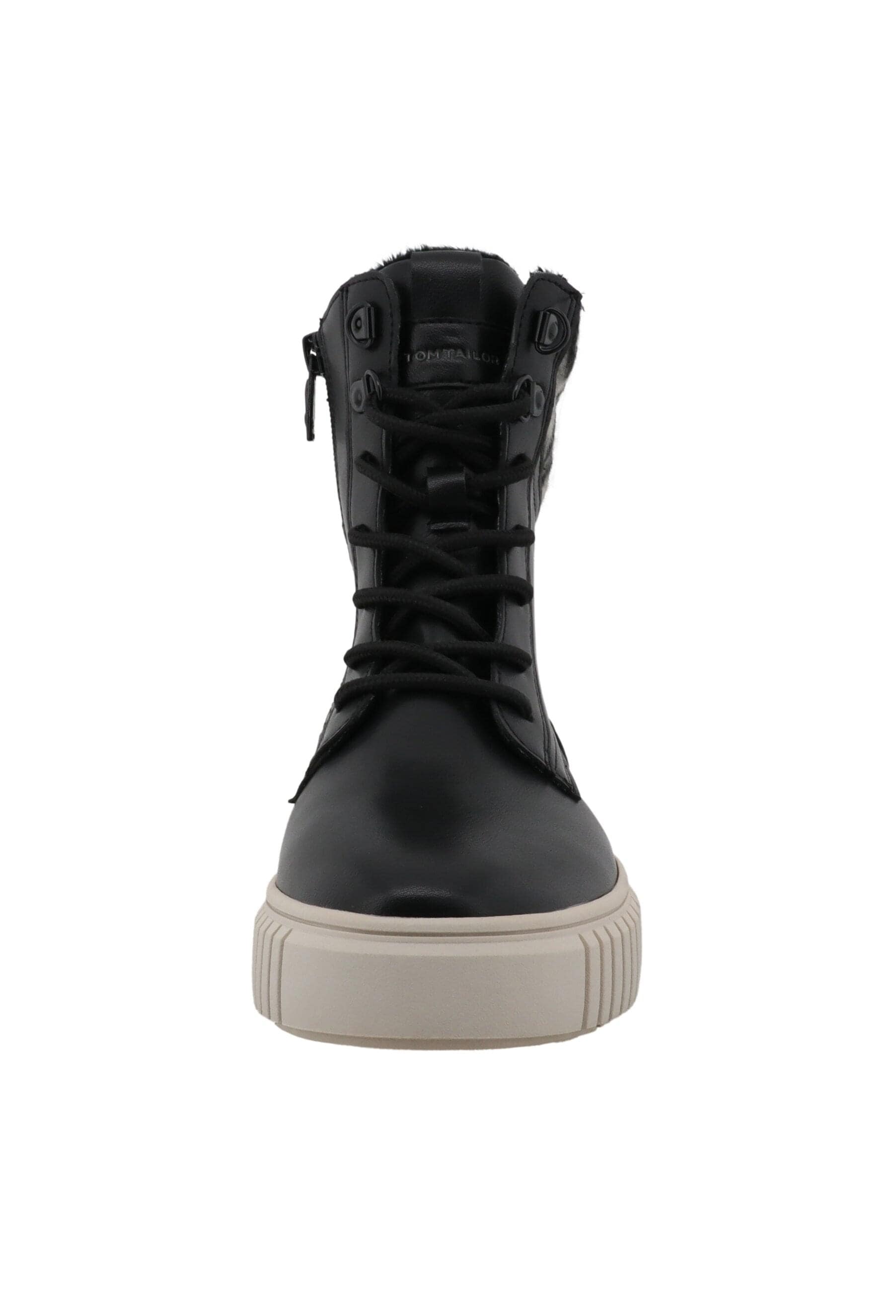 Stiefel TOM TAILOR "Tom Tailor Winter Boots", Damen, Gr. 36, schwarz, unifarben, Schuhe Stiefel