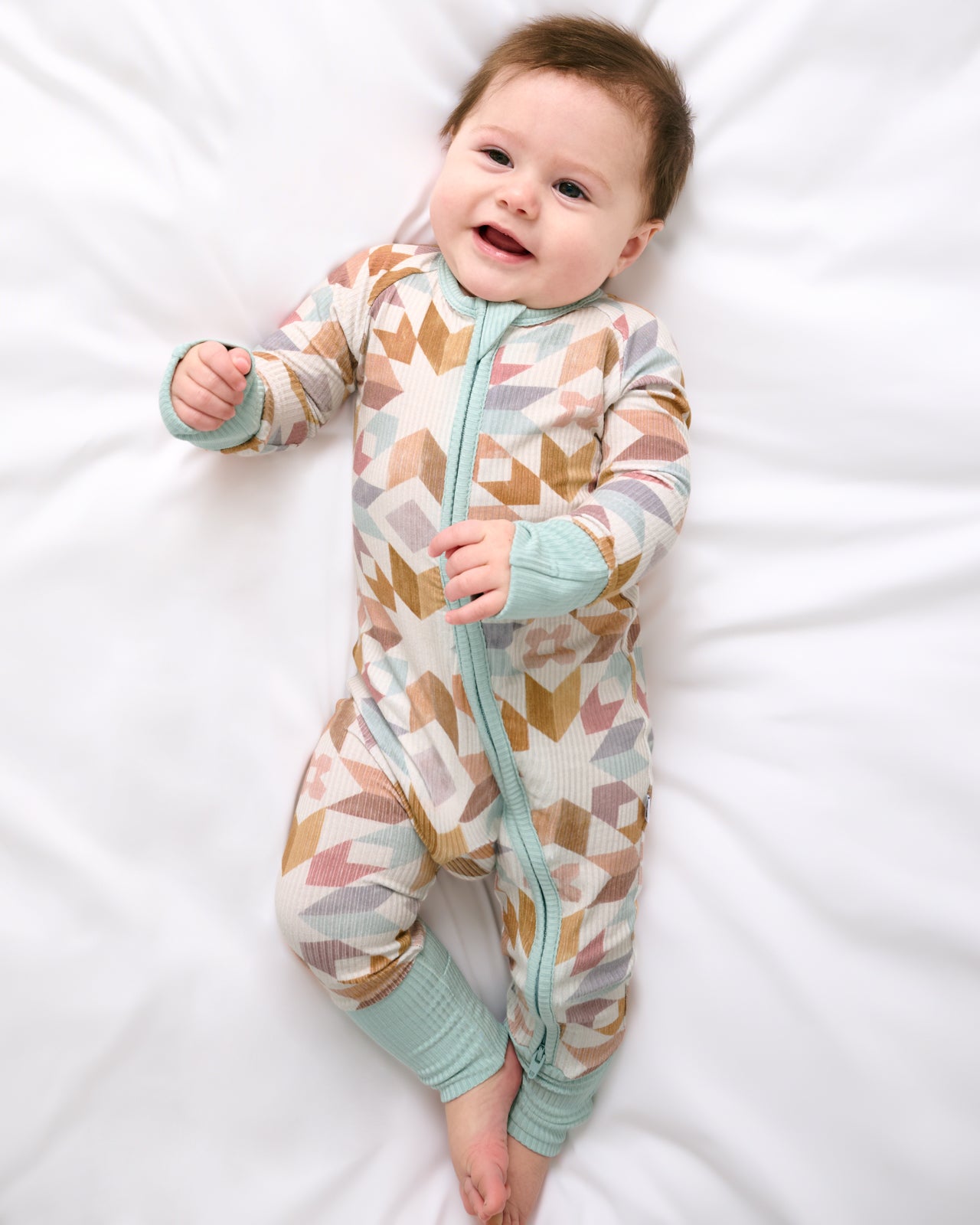 Kaleidoscope Dreams Ribbed Zippy - 2T