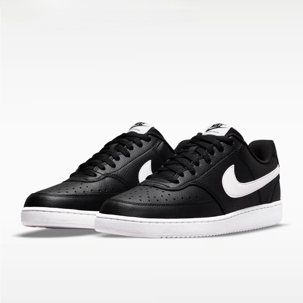 Nike Shoes | Brand New Nike Court Vision Low Next Nature “Black/White “Men's Shoes Dh2987-001 | Color: Black/White | Size: 12