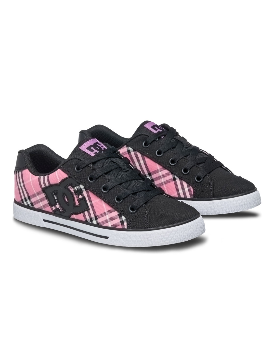 Sneaker DC SHOES "Chelsea", Damen, Gr. 9(40,5), pink base, Obermaterial:Obermaterial: Textil / Futter: Textil / Außensohle: Gummi;, Schuhe Sneaker